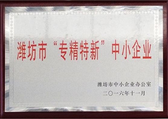 潍坊专精特新企业
