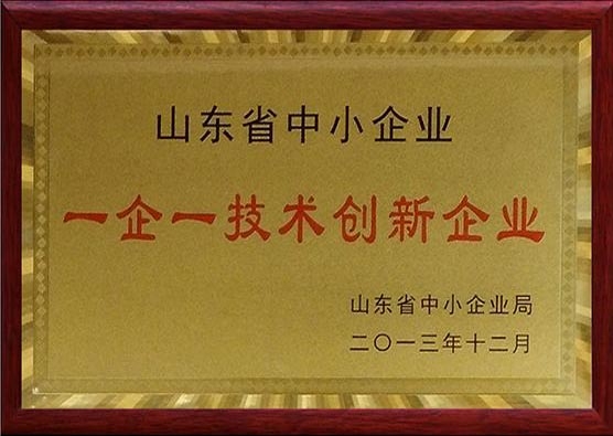 山东省一企业一技术创新企业