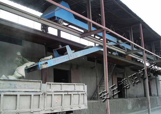 水泥高台装车机现场