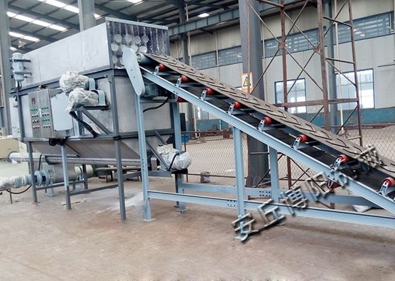 活性炭自动拆包机加工现场