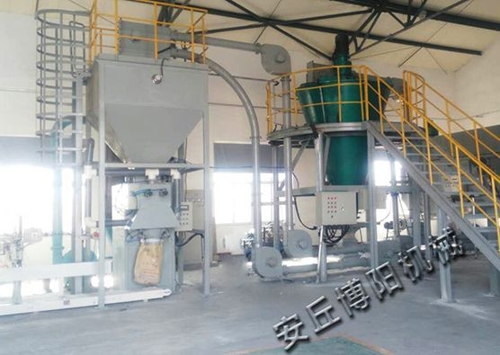 双螺旋定量包装机使用现场