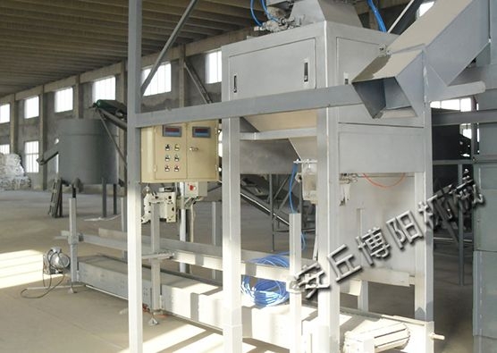 肥料双斗称包装机使用现场