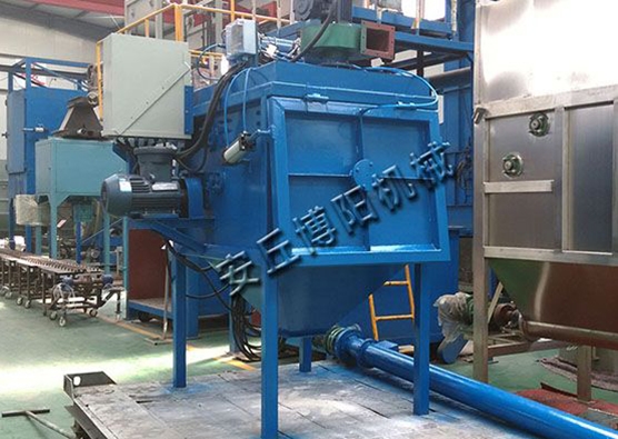 小型拆包机加工现场