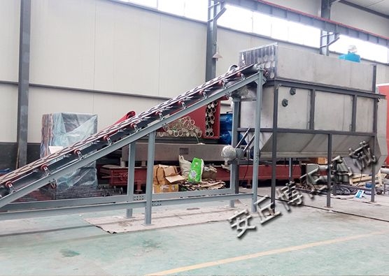 碳酸锂粉自动拆包机现场