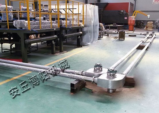 氯化钠粉管链式输送机试车现场