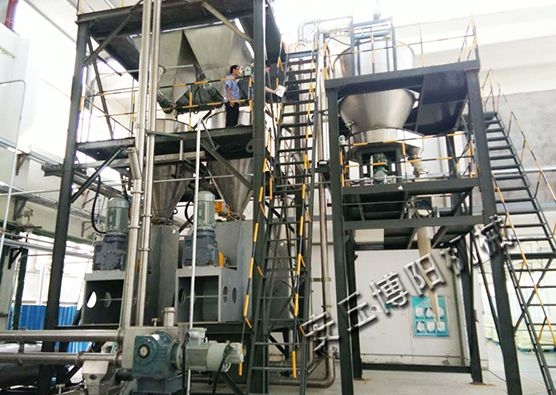 硫磺粉管链输送机使用现场