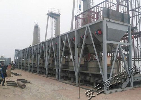 吨袋砂袋定量包装线现场