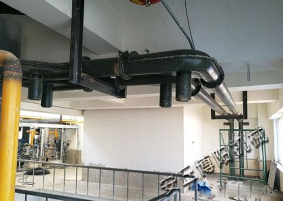 染料输送管链机使用现场