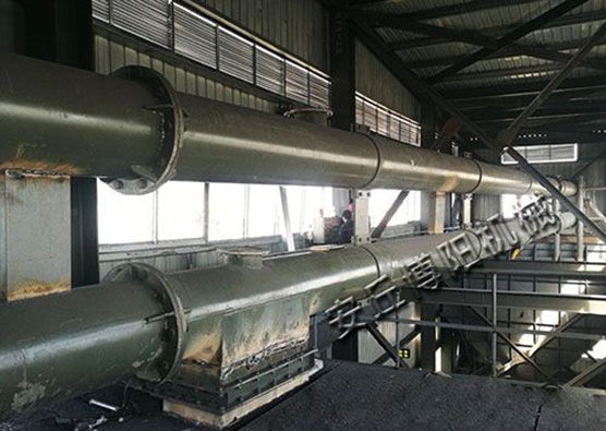 GL400大型管链机客户现场