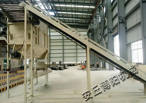 漂白粉自动拆包机使用现场