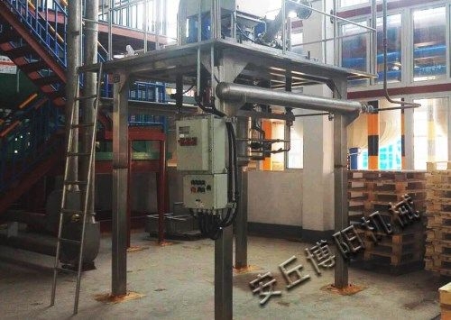 农药粉末吨袋包装秤使用现场