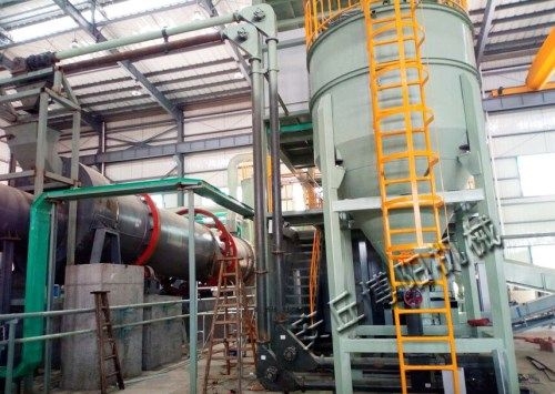 电池粉管链输送机可转弯现场图