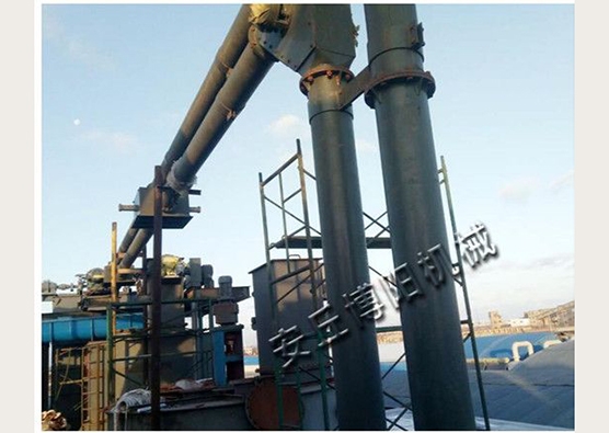 硫酸镁管链输送机使用现场