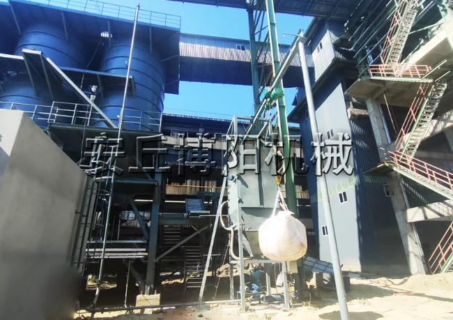 钙粉吨包投料站视频案例  吨袋拆包机生产厂家