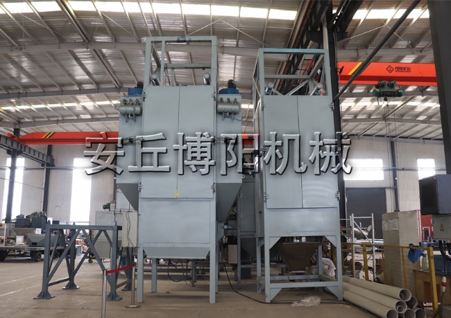 塑料颗粒吨袋拆包机 吨袋破包机车间图