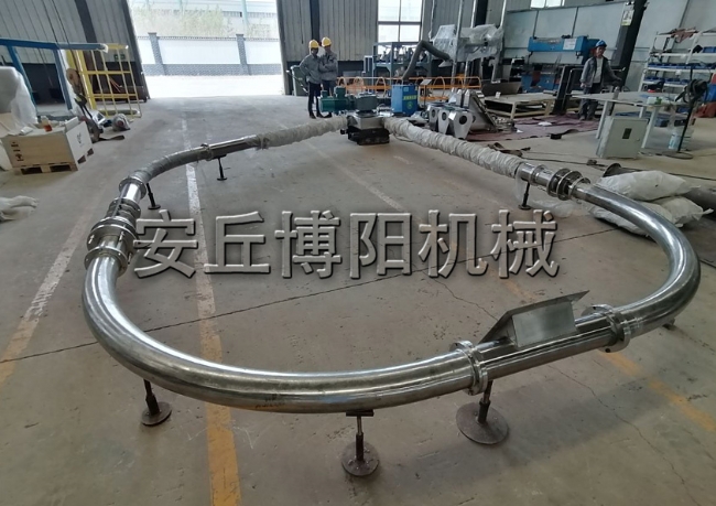 尿素颗粒管链式输送机 管链输送机环形输送