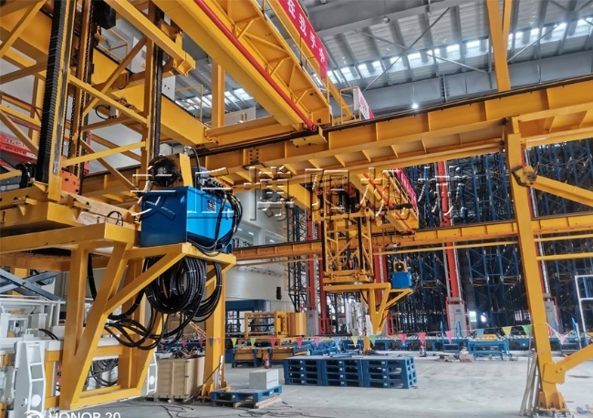 抗氧剂吨袋自动装车系统 自动装车机现场实拍    