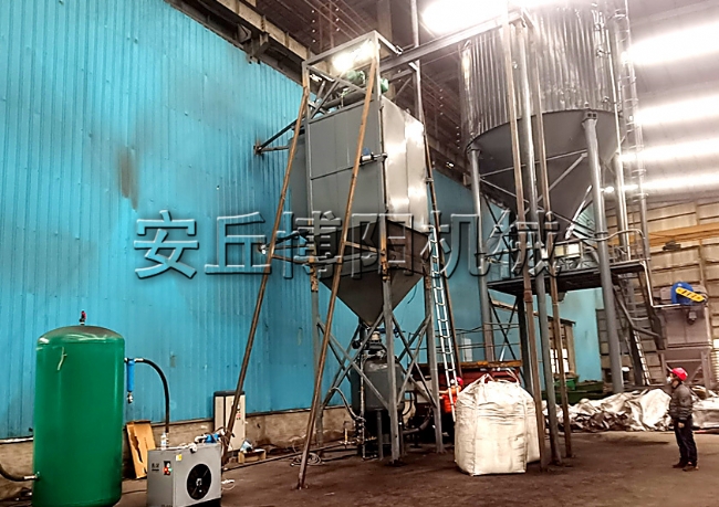 重钙粉吨袋破袋机生产厂家   江苏吨包投料站带除尘装置