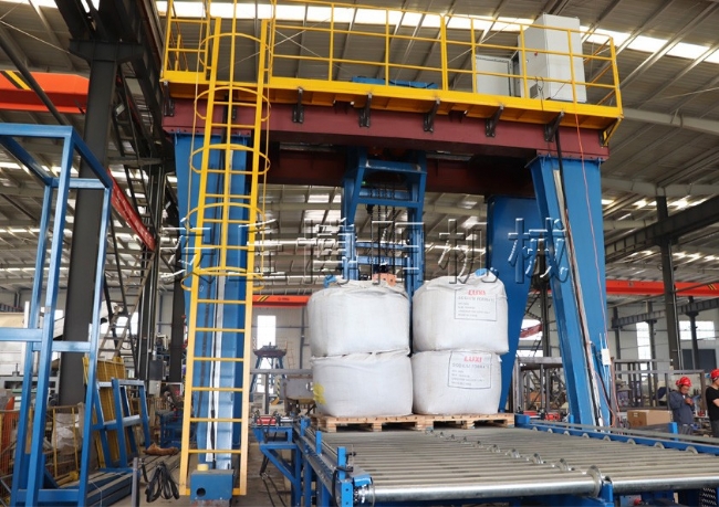 碳酸钙吨包装车机厂家    吨包自动装车系统案例