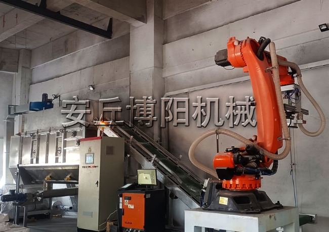 多种粉料机器人破袋机，潍坊全自动破包机厂家