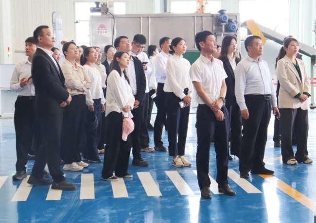 嘉祥县第十四期青年干部培训班一行到博阳机械参观交流