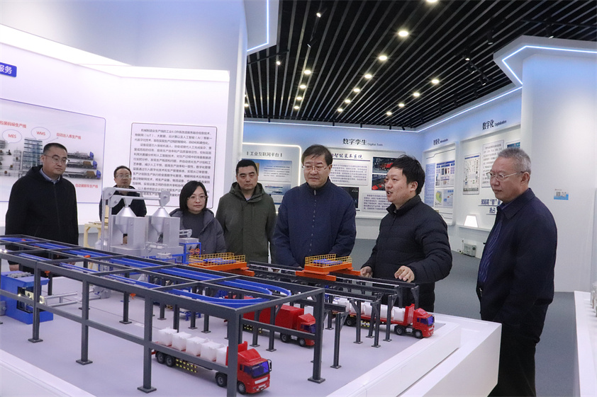 潍坊市科技局深入博阳机械调研 jing准对接产业链技术需求