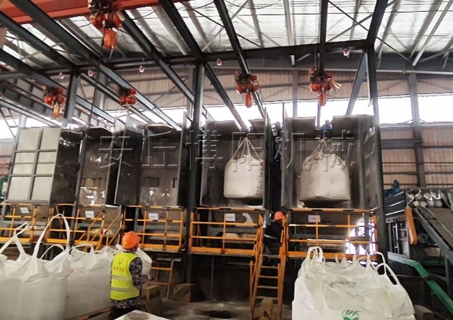 氯化钾吨袋拆包机厂家  安丘博阳机械吨包自动破包机   可配套管链输送机使用