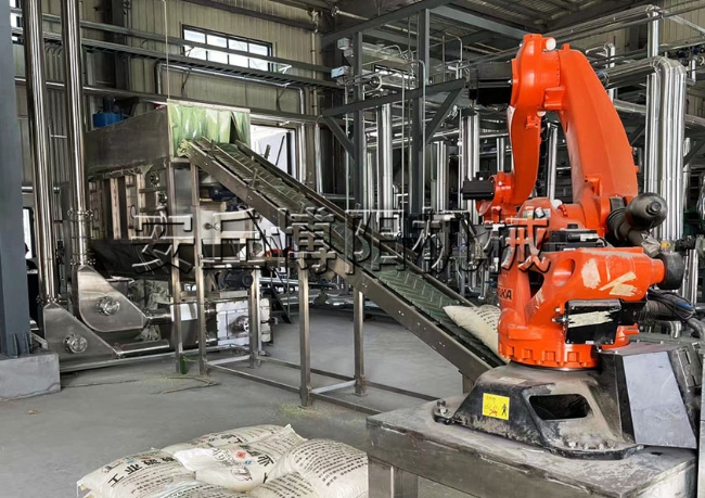 聚丙烯全自动拆包机器人 机械手自动拆垛拆包成套系统