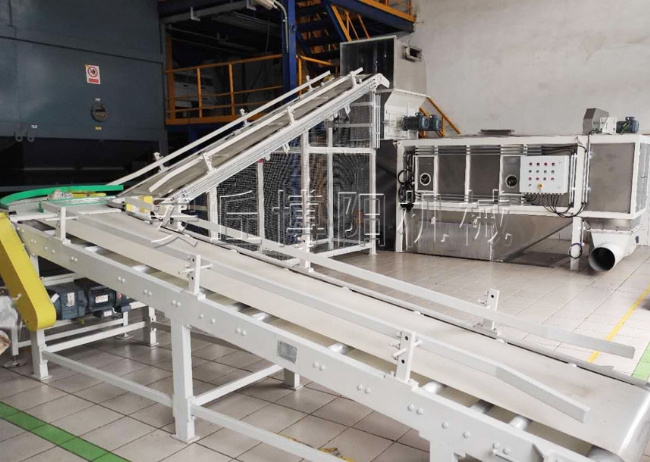 碳酸钙粉自动拆袋机 自动拆包投料站工作流程