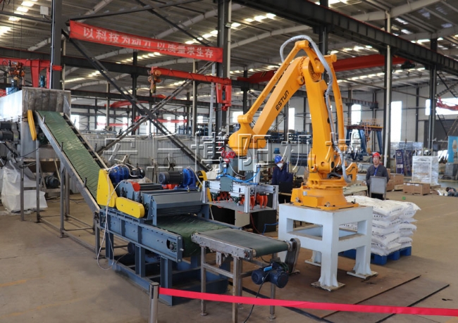 片碱机械手自动拆包机 全自动拆包方案 解决结块袋料拆包难题