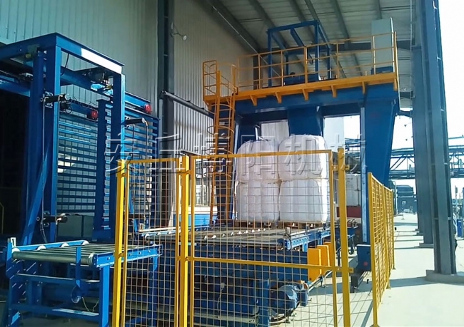 氧化铝全自动吨袋装车机 吨袋自动装车系统 前端衔接立库